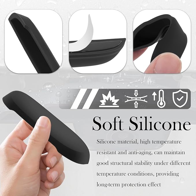 Car Backup Camera Protective Sticker,Soft Car Back Up Camera Rain Cover with Wider Design for Blocking Rainwater,Essential Reverse Cameras Cars Accessories Rain Cover (Small: Width < 0.63 in)