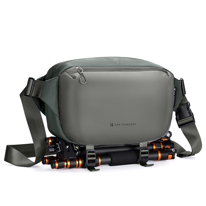 K&F Concept 2 in 1 Sling Bag Everyday Shoulder Bag & Multifunction Photography Crossbody Camera DSLR Backpack Portable Bag
