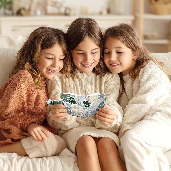 Lebrocoli Tropical Plants Small Photos Album for 2x3 Inch Films, 56 Pockets Mini Cute Albums Book for Polaroid Fujifilm Instax Mini Instant Camera Printer, Kpop Photocard Pictures Binders Holders