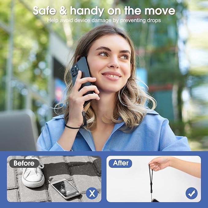 Hand Wrist Strap Lanyard, Adjustable Nylon Colorful for Mobile Phone, Camara, USB Flash Drive, ID Name Tag Badge