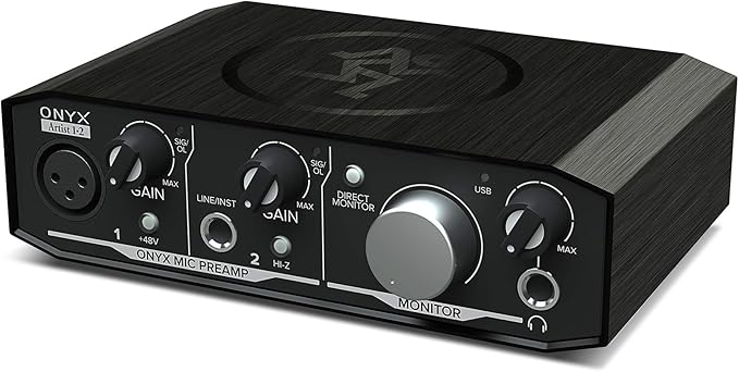 Mackie Audio Interface, Onyx Artist 1X2 USB Audio Interface (Onyx Artist 1-2)
