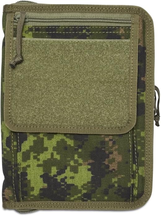 Tactical Notebook Covers | Field Data Cover System | Heavy Duty Zippered Organizer | Fits Notebooks 5” x 7.5” to 5.5” x 8.25"