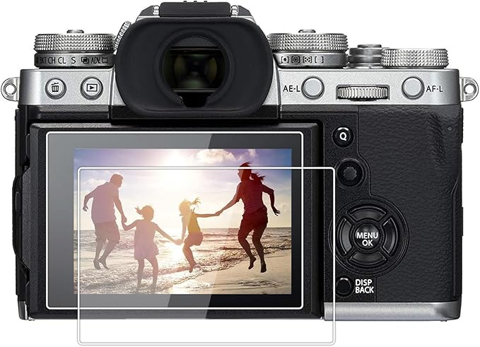 kinokoo Tempered Glass Film for fuji X-T3 Crystal Clear Film FUJIFILM XT3 Screen Protector Bubble-free/Anti-scratch(2 pack)