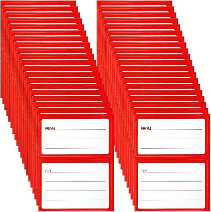 150 Pcs to from Return Address Mailing Labels, Self-Adhesive to/from Address Mailing Labels, 4.5x3.5 Inch Blank Mail Shipping Label Postage Guaranteed Stickers for Package Boxes