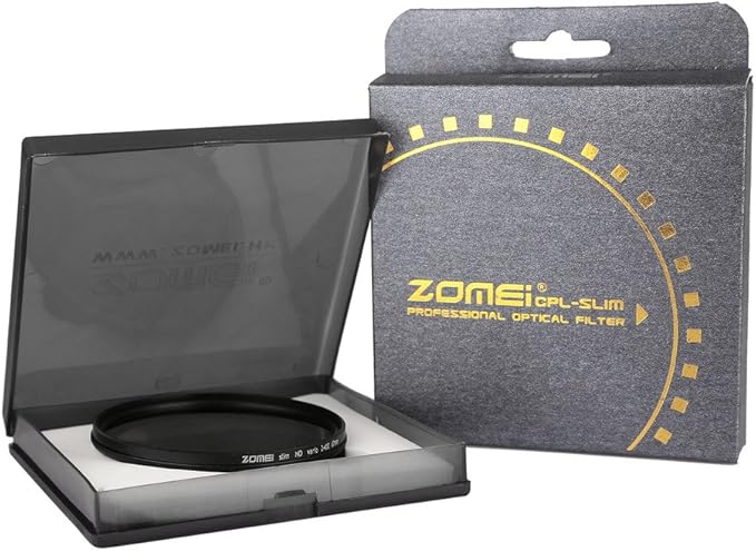 ZoMei 58mm Ultra Slim ND2-ND400 Fader Variable Neutral Density Adjustable Lens Filter Ultra Slim ND Filter Optical Glass