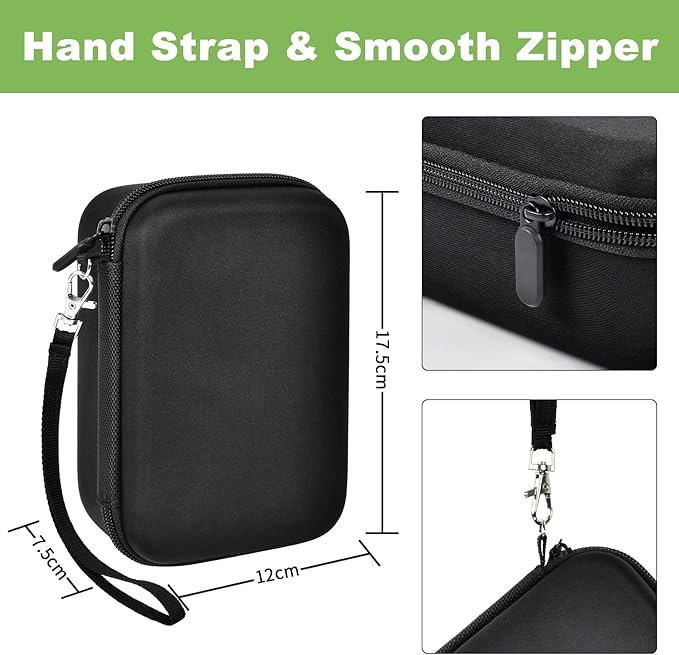 USB Flash Drive Case, SD Card & Memory Stick & Thumb Drives Pouch for SanDisk, for Samsung, Hard Shell Protective Storage Organizer - for IT Admins, Photographers & Film Crews - Box Only- (Black)