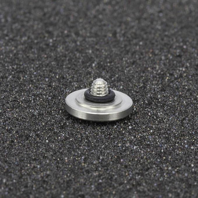 Haoge Metal Shutter Release Button for Fujifilm XE4 X-E2 X-E2S X-E3 X-T5 X-T3 X-T10 X-T20 X-Pro1 X-Pro2 X100 X100T X100S X100F and Leica M10 M240P Camera Accessories Convex Surface Silver