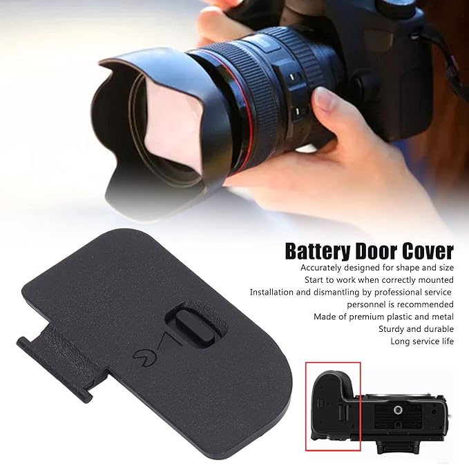 Battery Door Cover, Battery Door Cover Repair Part Replacement Battery Lid for Z5 Z6 Z7 Z6II Z7II Micro SLR Cameras