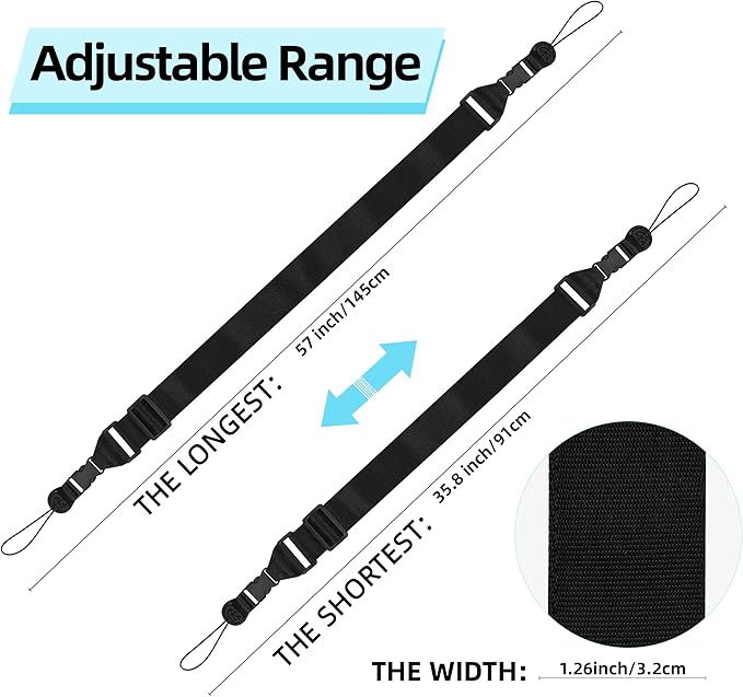 Adjustable Shoulder Strap:Comfortable iPad Strap Nylon Neck Lanyard for iPad/Samsung Tablet Case,Camera Binocular Crossbody Laptop Luggage Bag