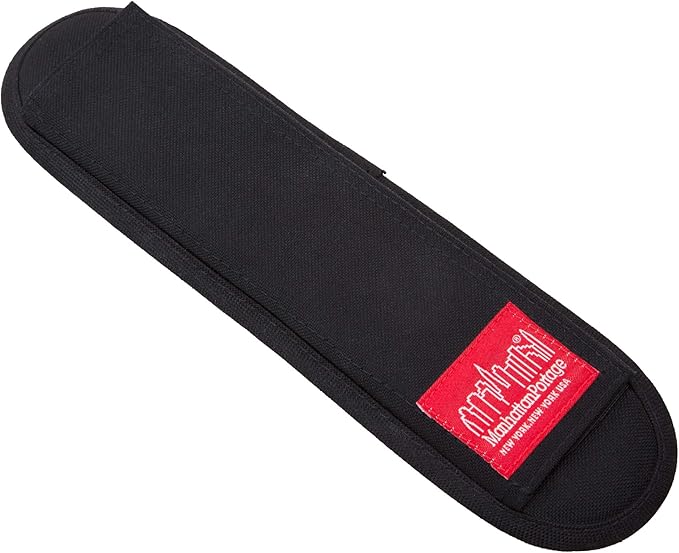 Manhattan Portage Shoulder Pad Hook & Loop Strap with Thick Padding Adjustable 2.5 Inches Wide 1000D Cordura Comfort (Black)