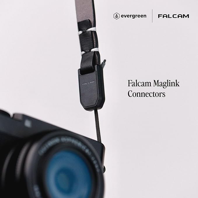 Evergreen Leather Camera Strap – Maglink Quick Release 28" or 38" Compatible with Fuji Sony Nikon Leica Canon