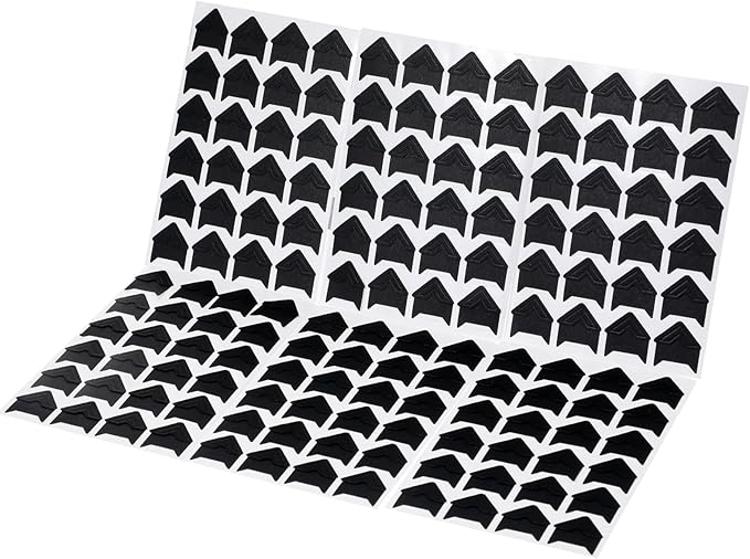 144PCS Photo Corners, Self Adhesive Black Photo Corners, Acid Free Photos Mounting Corner, Scrapbooking Photos Mounting Corner for DIY Scrapbook, Photo-Album, Picture Frames, Memory Books and Journal