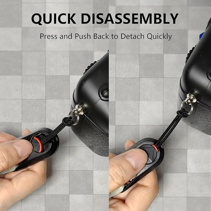 Camera Wrist Strap for Travel & Vlogging, Adjustable Quick Release Hand Strap for Secure Grip, Fit for Sony, Canon, Nikon