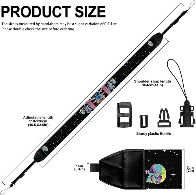 GLENLCWE Camera Strap, Camera Strap for Photographers Neck Strap Replacement Fit Most Cameras