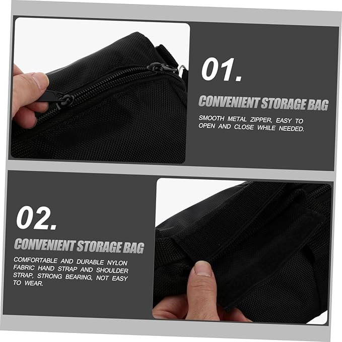 Oxford Fabric Tripod Bag with Shoulder Strap Lightweight Photography Equipment Carrier for Monopod Light Stand and Outdoor Use Padded Protective Storage Pouch