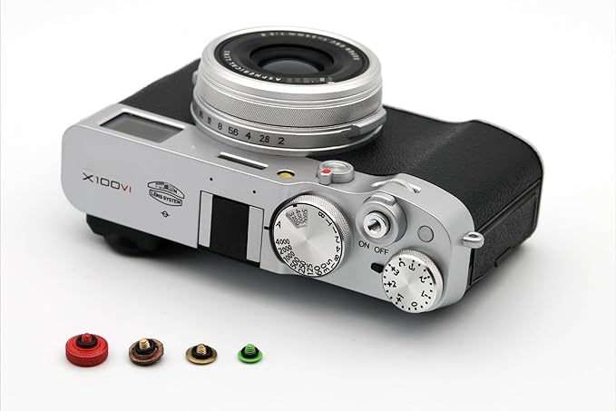 Metal Camera Shutter Button Upscale and Delicate Soft Accessories for X-M5 X-T5 X-T4 X-T3 X-T30 X-T30II X100VI X100V X-E4 X-E3 XA5 (Fashion)