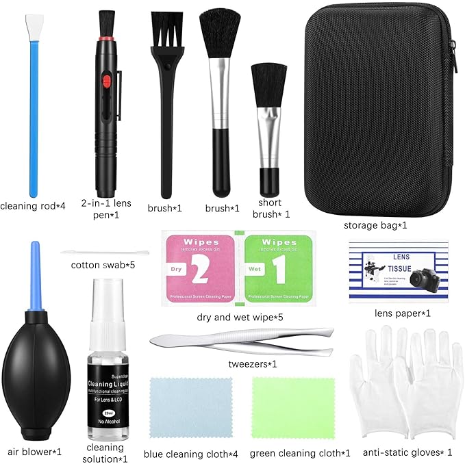 Camera Lens Cleaning kit，Camera Accessories，Camera Sensor and Lens Cleaning kit，Lens Pen