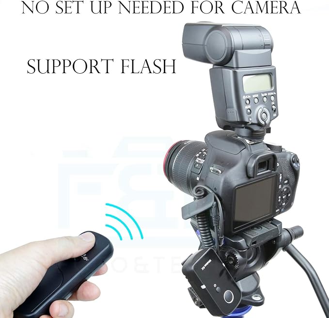 Foto&Tech 360 Any Angle 100m Wireless Remote Control Shutter Release (Compatible with Z8 Z6 III D780 Z6 Z7 Z7 II D7500 D5600 D5500 D7200 D7100 D5200 D5100 D5000 D3200 COOLPIX P1000 Z6III)