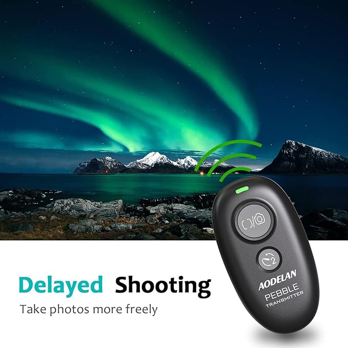 AODELAN Camera Remote Control | Wireless Shutter Release | for Sony a5100 a6000 a6300 a5000 a7 III a7 II a7 a7R III a9 RX100 RX10M2 | Replaces Sony RM-L1AM and RM-SPR1