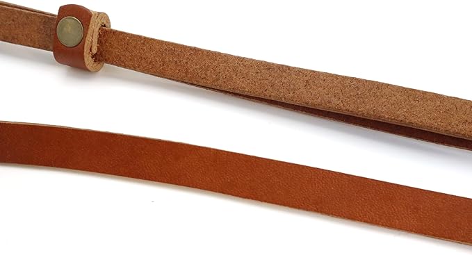 SNLxStudioz Handmade Genuine Leather Camera Strap - Quick Release Shoulder Neck Belt Compatible with Sony, Fujifilm, Canon, Nikon Mirrorless & DSLR - Vintage Retro Style, Handcrafted Soft & Secure Fit