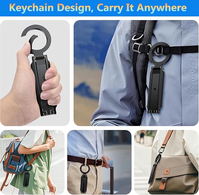 Magnetic Phone Tripod Stand Foldable Magnetic Mini Tripod Pocket Cell Phone Stand with Arca-Swiss, 1/4'' Screw Hole,Compatible with Magsafe for iPhone 17/16/15/14/13/12