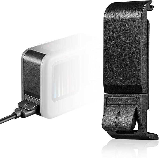 Replacement Battery Door Cover Compatible with GoPro Hero 13/12/11/10/9 Black Cameras, Dustproof Side Door Camera Accessories Repair Part