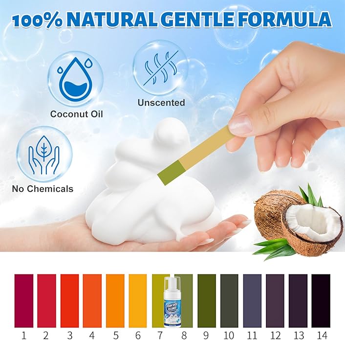 Shoe Cleaner, Sneaker Cleaner Foam for Removing Stains and Dirt, Shoe Cleaning Kit for White Shoes