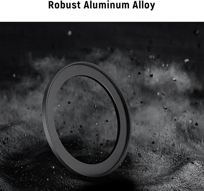 NEEWER 58-67mm Step Up Ring Adapter (2 Pack) with Cleaning Cloth, Ultra Slim Aluminum Alloy Lens Filter Adapter Ring for 58mm Camera Lens to Use 67mm Filter