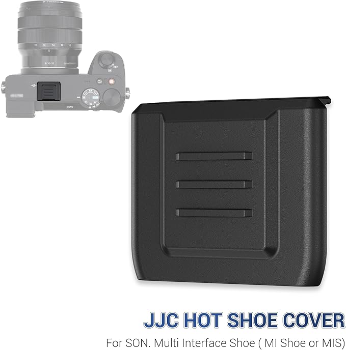 JJC 2-Pack Camera Hot Shoe Cover Cap, Dustproof Shoe Protector for Sony ZV-E10 II ZV-1 II A7C II A7R V IV A7 V IV III A7S III II A6700 A6600 RX1R III A9 III A99 II RX10 IV with Full-Coverage Design