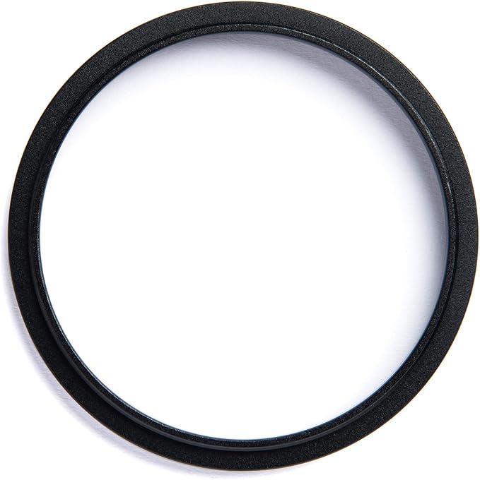 NiSi 52-55mm Pro Step-Up Ring - Threaded Stepping Adapter, 52mm Male Lens Attachment 55 mm Female Filter and Accessory Thread - Anodized Aluminum, Matte Black Finish