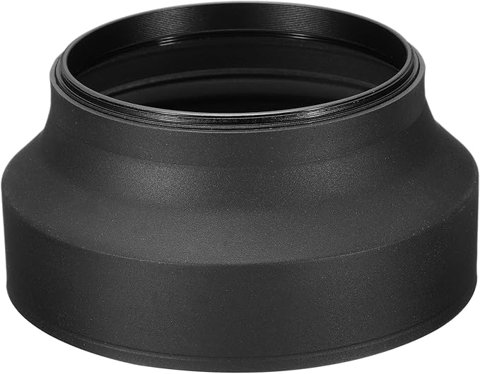 PATIKIL 82mm Camera Lens Hood, Rubber Collapsible Lens Protector Anti-Reflection Blocks Excess Sunlight Enhance Camera Photography for Nikon, for Fujifilm, for Pentax, for Leica
