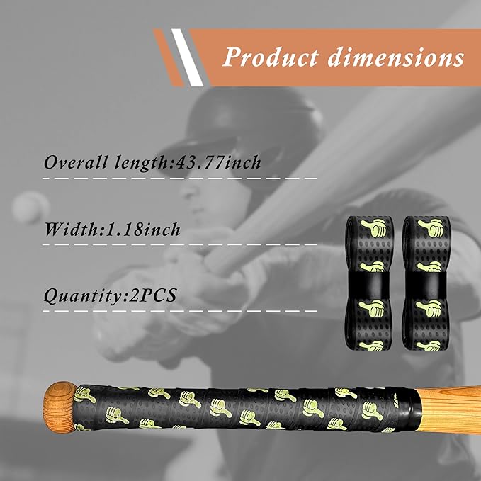 Bat Grip for Baseball & Softball, Precut Bat Tape – Wrap Your Bat