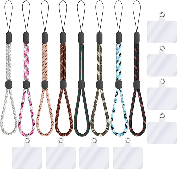 Hand Wrist Strap Lanyard, Adjustable Nylon Colorful for Mobile Phone, Camara, USB Flash Drive, ID Name Tag Badge