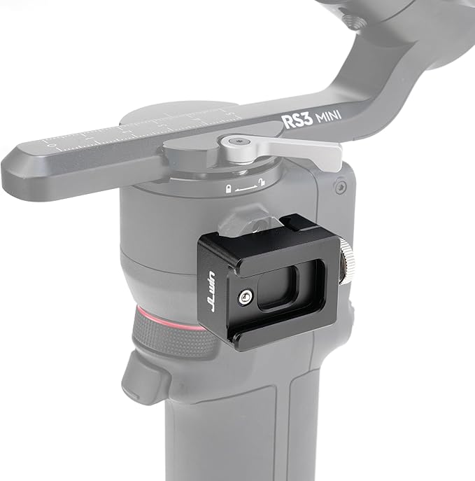 FocusFoto Quick Release NATO Clamp to Cold Shoe Mount Adapter for NATO Rail Silder, Camera Cage, Stabilizers, Compatible with DJI Ronin RSC2, RS3, RS3 Pro, RS3 Mini, RS4, and RS4 Pro Gimbal