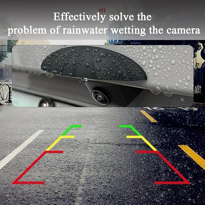 muekzru Universal Car reversing Camera rain Cover, car Thick Camera Protection Sticker, Silicone rain Sticker, Non-Destructive Adhesion