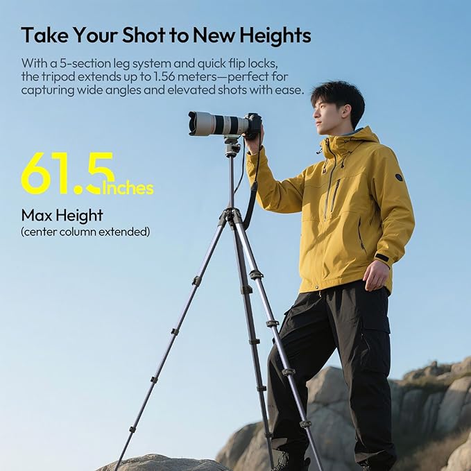 ULANZI HD02 Magic Arm Super Clamp Kit and Ombra ⅡCamera Tripod