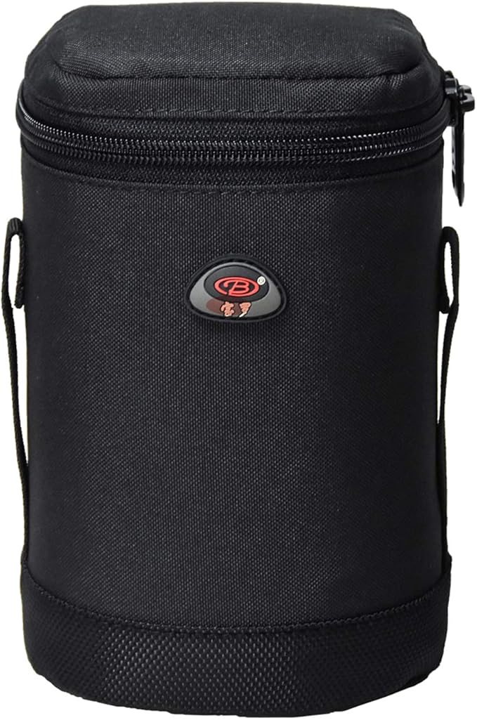 BPAULL Camera Lens Case DSLR Camera Lens Bag Fits for Canon Nikon Pentax Sony Olympus Panasonic and Other Camera Lens