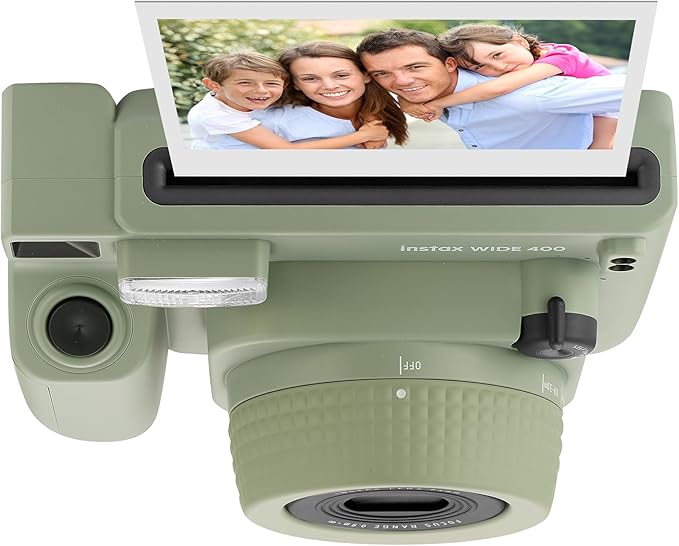 Fujifilm Instax Wide 400 Instant Camera + Camera Case + 4 AA Batteries + Photo Album, Cleaning Pen (20 Sheet)