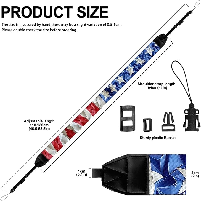 GLENLCWE Camera Strap, Camera Strap for Photographers Neck Strap Replacement Fit Most Cameras