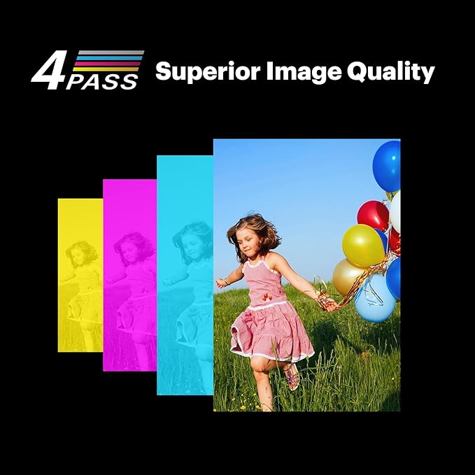 KODAK Mini Shot 3 ERA 4PASS 2-in-1 Instant Camera and Photo Printer (Black, Camera + Initial 8 Sheets + 60 Sheets + Accessories)