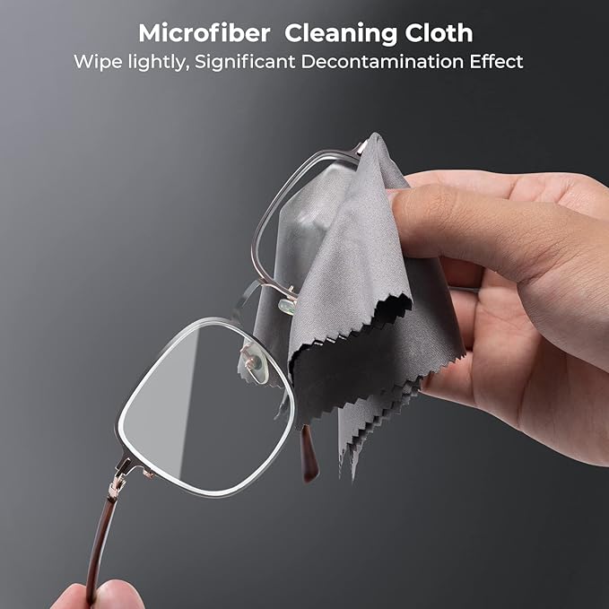 K&F CONCEPT 3 Pack Microfiber Cleaning Cloth（15x18cm）, Washable Lens Cleaning Cloth for Cleaning Camera Lenses, Glasses, Screens, Cameras, Eyeglasses, LCD TV Screens, Tablets