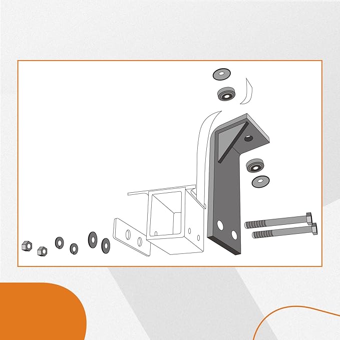 Tuningsworld Rear Right Shock Mount Rust Repair Kit for Ford Escape/for Mazda Tribute 2001-2012