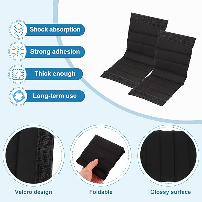 PATIKIL Camera Bag Divider, 2Pcs 8.66"x4.72"x0.31" Shockproof Camera Bag Inserts Separator Pad Protective Lens for Nikon Camera DSLR Protect Bag Organizer Universal Divider Cushion, Black