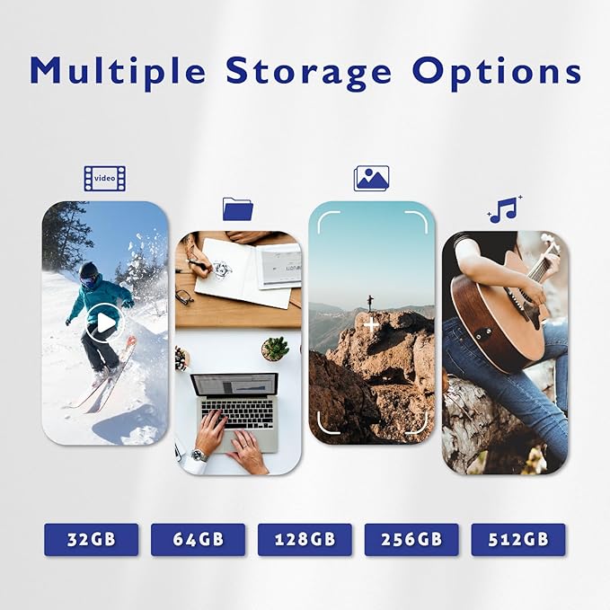 LinkMore EJECT32 256GB USB 3.2 Flash Drive, Read Speed up to 100MB/s, Retractable Design Thumb Drive