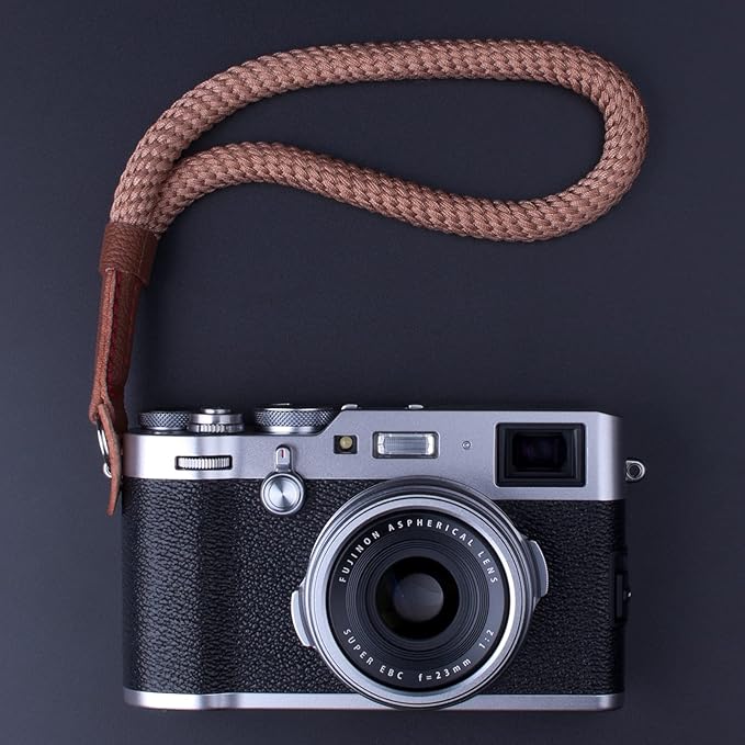 Camera Wrist Strap,Hand Strap Lanyard for DSLR SLR Mirrorless Camera Rope Adjustable Safety Strap(Coffee)