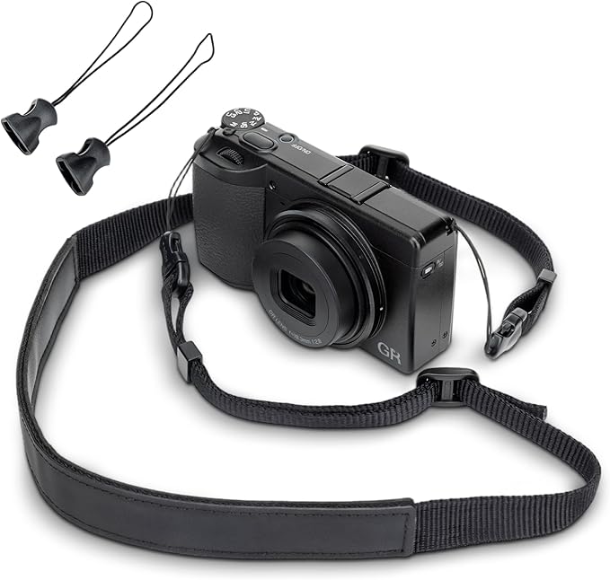 Camera Shoulder Neck Strap Lanyard for Ricoh GR IV III IIIx HDF GRIV GRIII GRIIIx GR 4 3 GR3X GRII for Sony ZV-1 ZV-1F ZV1F RX100 VII VI V VA IV III D-LUX 8 7 PowerShot SX740 HS & More Compact Camera