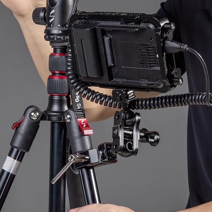 SmallRig Quick Release Ballhead Magic Arm 360° Rotation Articulating Magic Arm with 1/4" Screw, Drop-in HawkLock Camera Clamp for Field Monitor, Camera, Light, Max Load of 5kg, Aluminum Alloy - 3515C