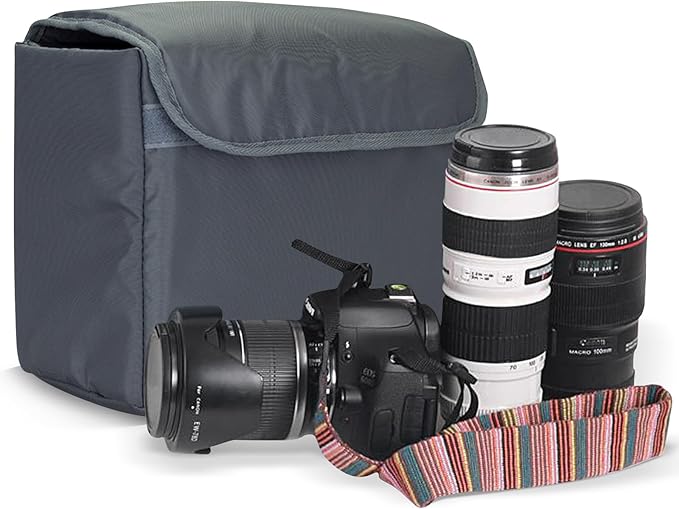 Jippedea Camera Insert Bag,Backpack Inner Camera Padded Organizer Case Suit for Sony,Canon,Nikon