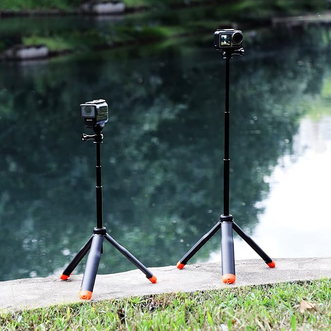 Multi-use Handheld, extendable Selfie monopod, Portable Tripod, and Floating Device for GoPro Hero 3, 3+, 4,5,6,7,8, 9, 10, 11, 12, 13 Session, 2018, Cell Phones and Other Digital Cameras/cams