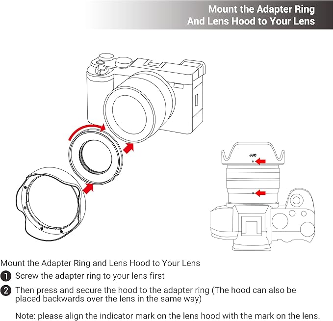 Reversible Tulip Flower Lens Hood Shade for Nikon NIKKOR Z MC 50mm f/2.8 Macro Lens on Camera Z5 Z6 Z6 II Z7 Z7 II Includes an Adapter Ring & Available to Attach 46mm Filter/Lens Cap